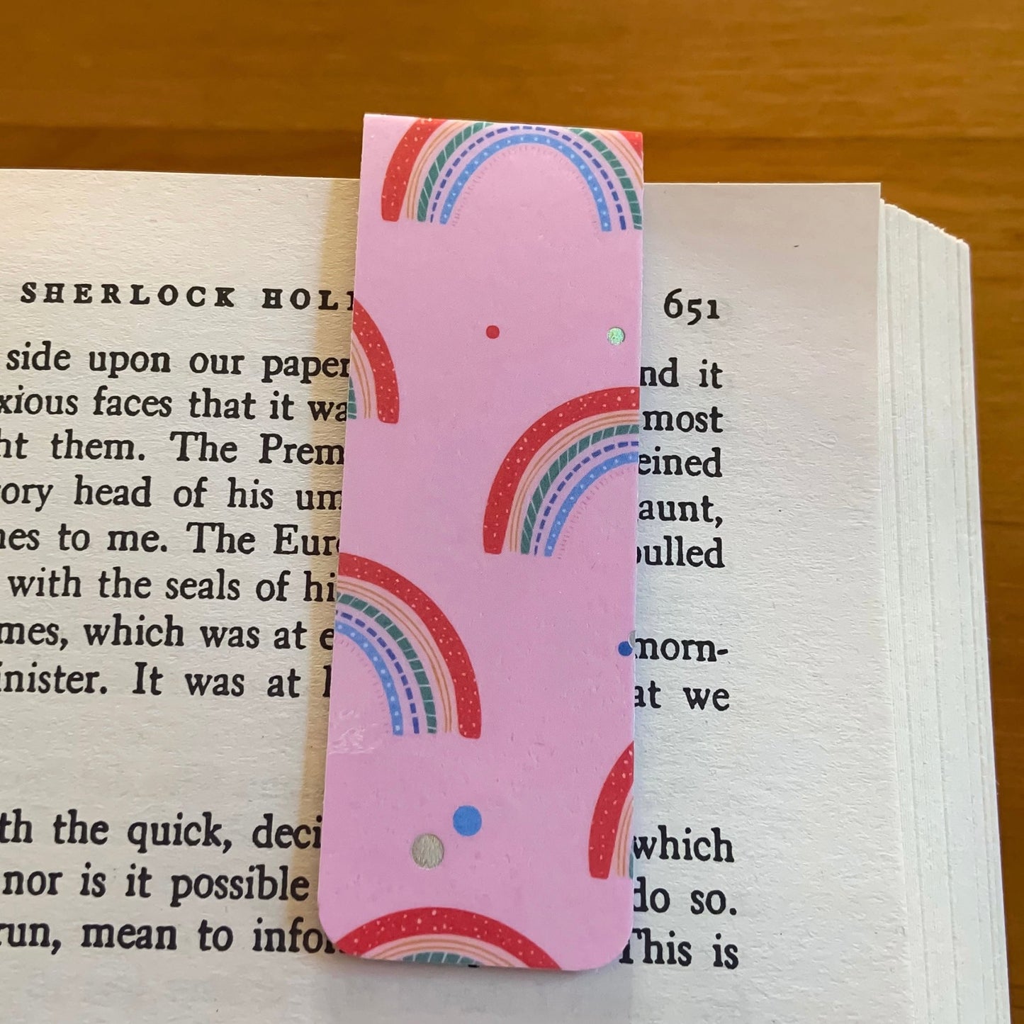 Rainbow stripes magnetic bookmarks - Bookmarks - Made by Saskia