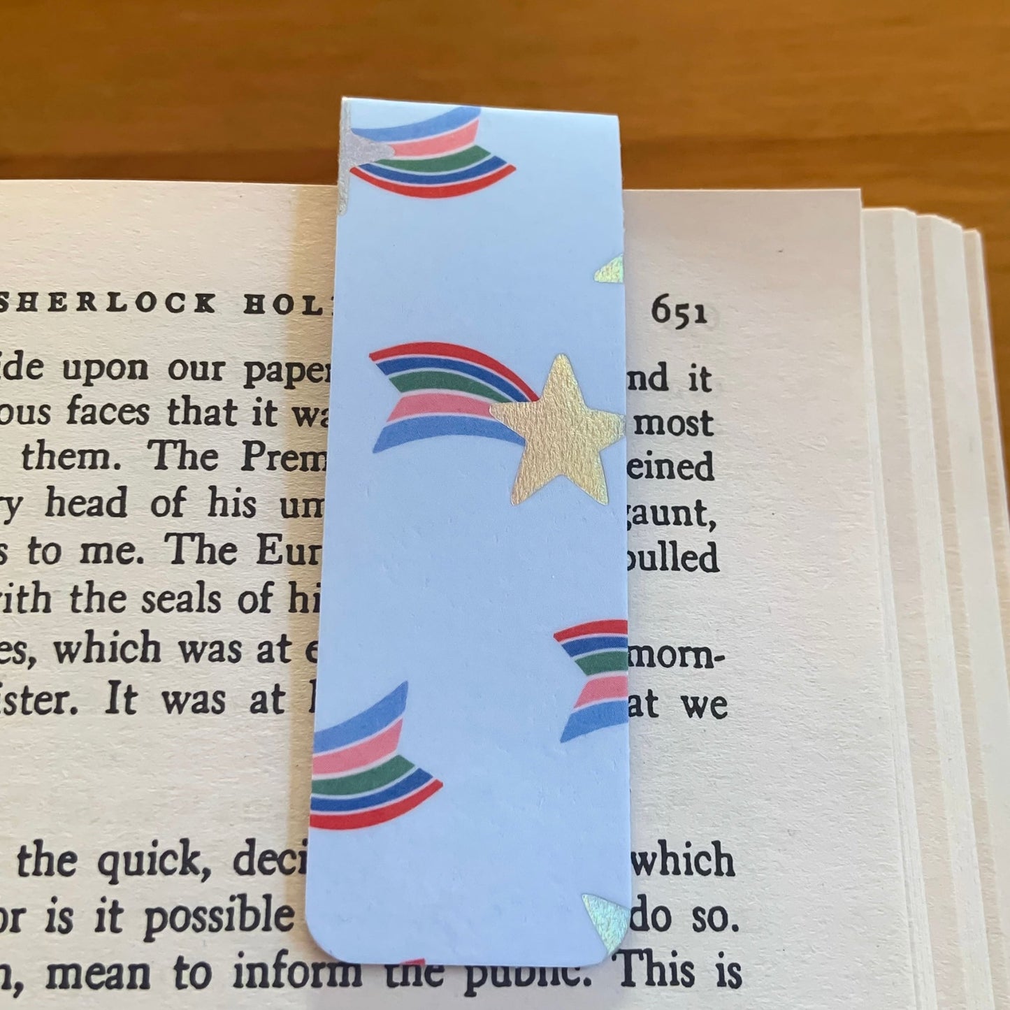 Rainbow stripes magnetic bookmarks - Bookmarks - Made by Saskia