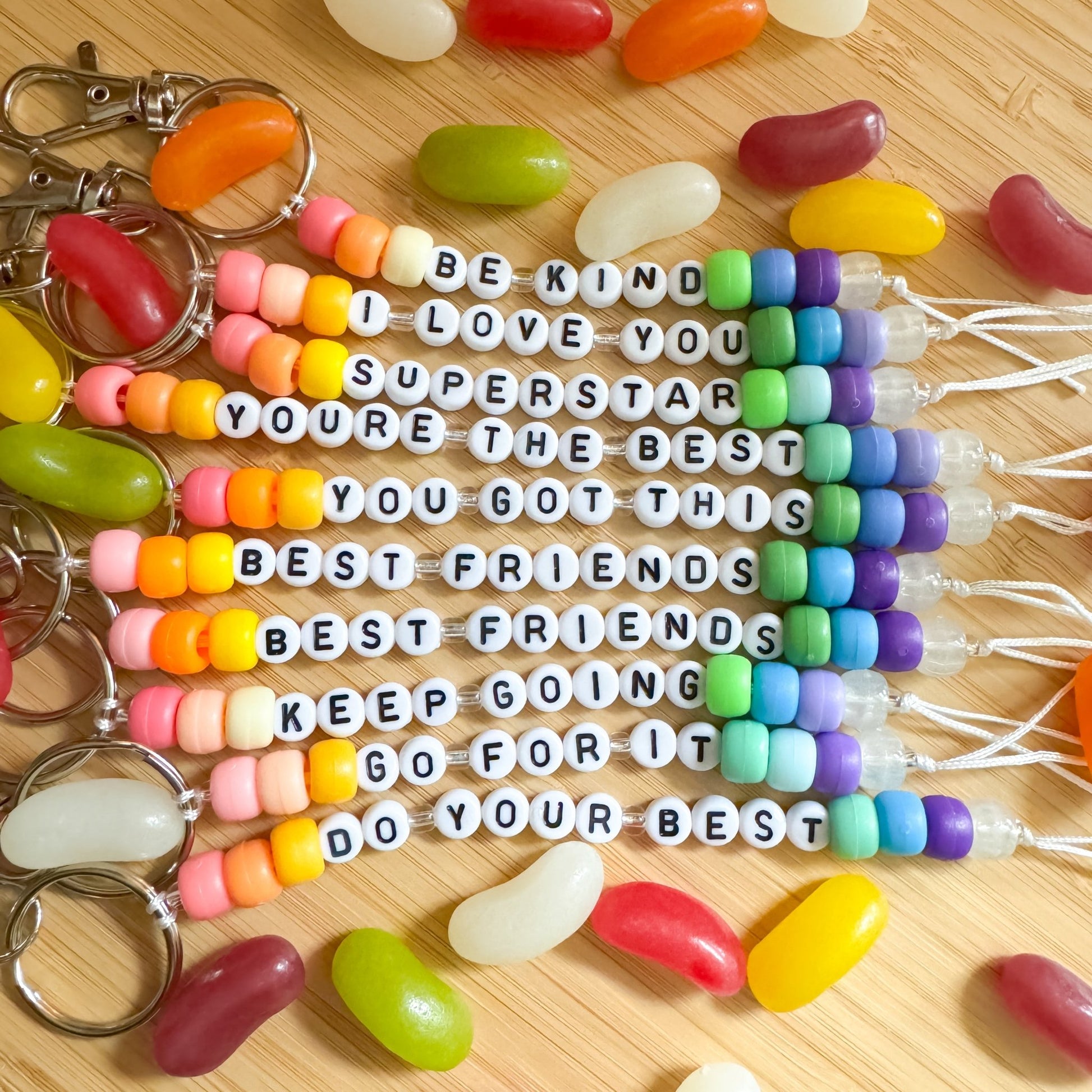 Customised message keychains - Keychains - Made by Saskia